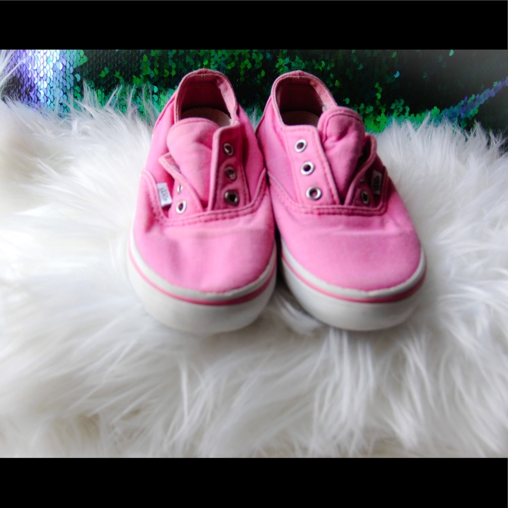 Pink Vans toddler shoes